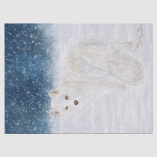 Papier Mousseline Renard arctique