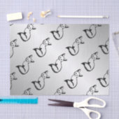 Papier Mousseline Renard argenté (Artisanat)