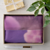 Papier Mousseline Renard Bébé Violet Blanc Avec Fleurs Roses Découpa (Cadeau)