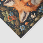 Papier Mousseline Renard dans la tapisserie 1 Papier de découpage (Détail)