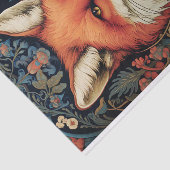 Papier Mousseline Renard dans la tapisserie 2 Papier de découpage (Détail)