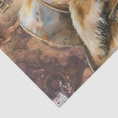 Papier Mousseline Renard de Steampunk (Détail)