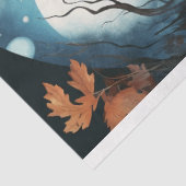 Papier Mousseline Renard en clair de lune 8 papier décolleté (Détail)