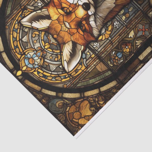 Papier Mousseline Renard en verre (Détail)