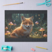 Papier Mousseline Renard enchanté dans les bois (Artisanat)