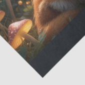 Papier Mousseline Renard enchanté dans les bois (Détail)