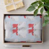 Papier Mousseline Renard hivernal (Cadeau)