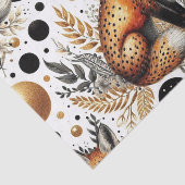 Papier Mousseline Renard mignon et points sans couture (Détail)