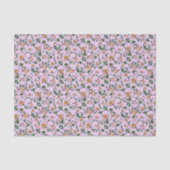 Papier Mousseline Renards de fennec en rose (Recto)