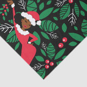 Papier Mousseline Rencontrez-moi sous le Mistletoe (Détail)