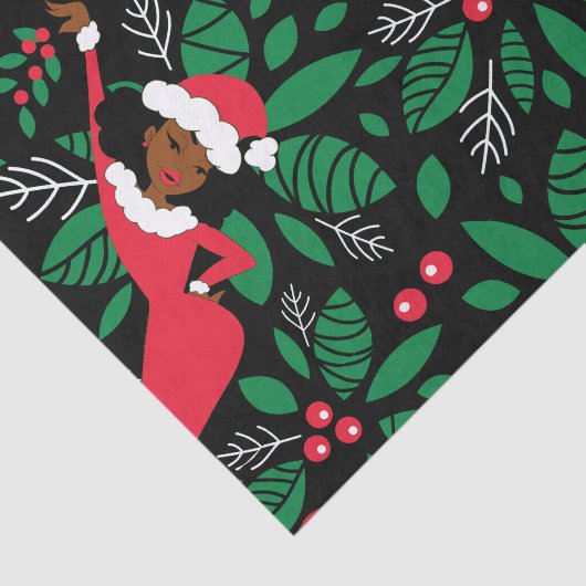 Papier Mousseline Rencontrez-moi sous le Mistletoe (Détail)