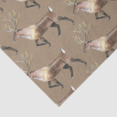 Papier Mousseline Rendeer rustique Kraft Woodland (Détail)