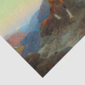 Papier Mousseline Renegade Apache par Frank Tenney Johnson (Détail)