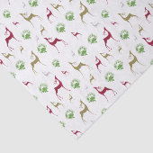 Papier Mousseline Rennes de Parties scintillant de Noël avec couronn (Détail)