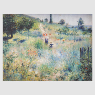 Papier Mousseline Renoir - Chemin menant à travers l'herbe haute