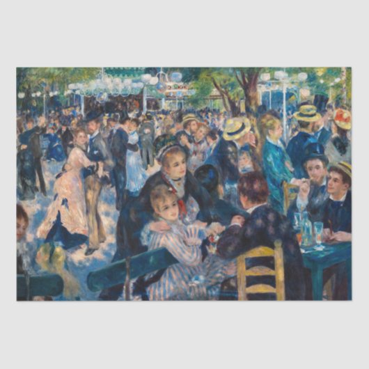 Papier Mousseline Renoir - Danse au Moulin de la Galette (Recto)