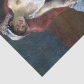 Papier Mousseline Renoir Dormir Fille Avec Chat Art Classique (Détail)