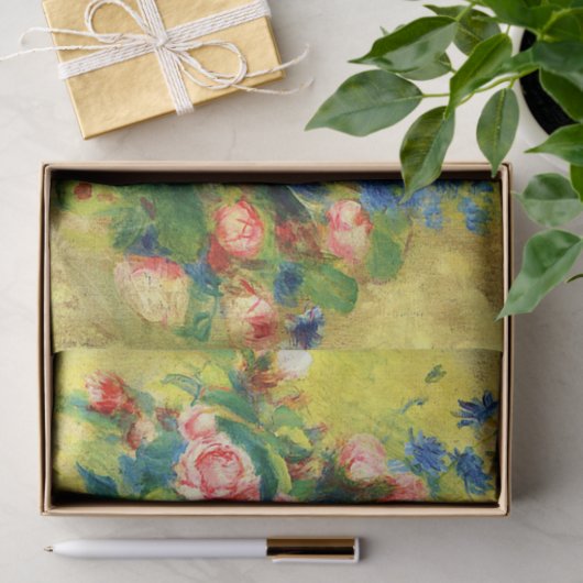 Papier Mousseline Renoir - Fleurs, 1879 peinture (Cadeau)