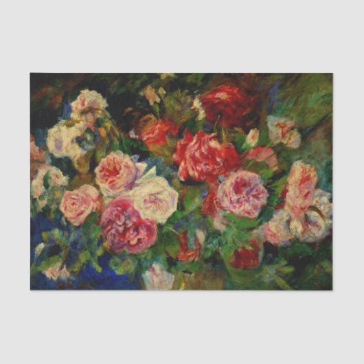 Papier Mousseline Renoir - Rose (Recto)