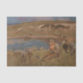 Papier Mousseline Repos pacifique par Edward Stott (Recto)