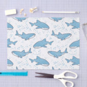 Papier Mousseline Requin de baleine étoilé (lumière) (Artisanat)