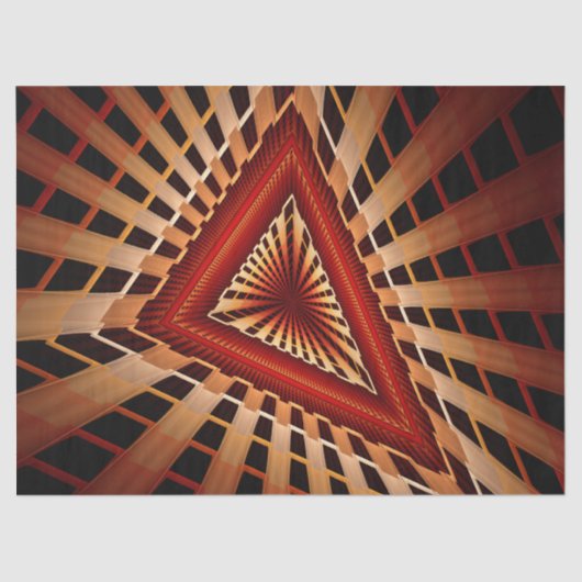 Papier Mousseline Réseau d'Imaginaires 3D Conception graphique fract (Recto)