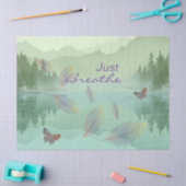 Papier Mousseline Respire le papillon Feuille Green Mountain (Artisanat)