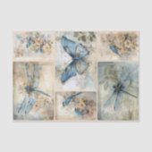 Papier Mousseline Ressort bleu (Recto)