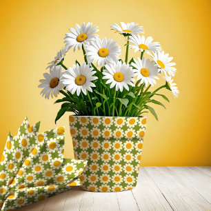 Papier Mousseline Ressort marguerite super