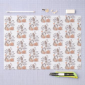 Papier Mousseline Restez Éffrayant cimetière squelette blanc Hallowe (Artisanat)