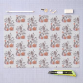 Papier Mousseline Restez Éffrayant Graveyard Squelette Gris Hallowee (Artisanat)