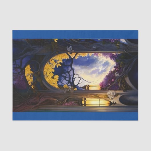 Papier Mousseline Résultats colorés (Recto)