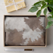 Papier Mousseline Résumé Brun Crème (Cadeau)