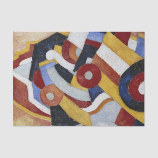 Papier Mousseline Résumé par Marsden Hartley (Recto)