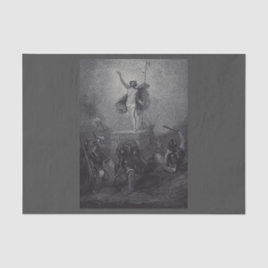 Papier Mousseline Résurrection de Jésus-Christ (Recto)