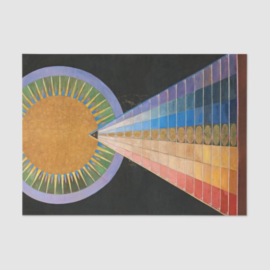 Papier Mousseline Retable, Groupe X, No.1 par Hilma af Klint (Recto)