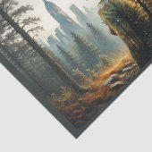 Papier Mousseline Retour à la nature : fille. (Détail)