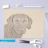 Papier Mousseline Retriever de Chesapeake Bay Peinture originale de (Artisanat)