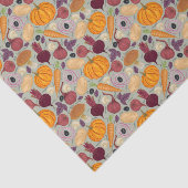 Papier Mousseline Rétro arrière - plan des légumes frais (Détail)