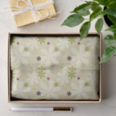 Papier Mousseline Rétro arrière - plan floral (Cadeau)