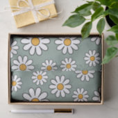 Papier Mousseline Retro Boho Cute Daisy Motif Floral (Cadeau)