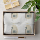 Papier Mousseline Rétro campeur vintage customisé de larme (Cadeau)