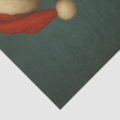 Papier Mousseline Retro Christmas Ornament Pin-Up Decoupage (Détail)