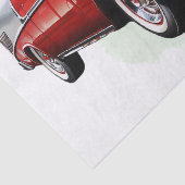 Papier Mousseline Retro Classic Car Decoupage (Détail)