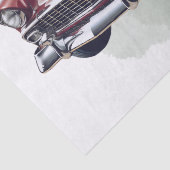 Papier Mousseline Retro Classic Car Decoupage (Détail)