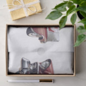 Papier Mousseline Retro Classic Car Decoupage (Cadeau)