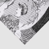 Papier Mousseline Rétro collage d'illustration de mode (Détail)