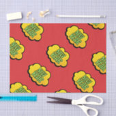 Papier Mousseline Retro Comic Style de livre Nouvel An (Artisanat)