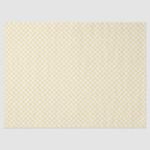 Papier Mousseline Retro Gingham Canary Yellow (Recto)