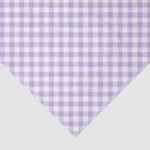 Papier Mousseline Retro Gingham Soft Lavender (Détail)